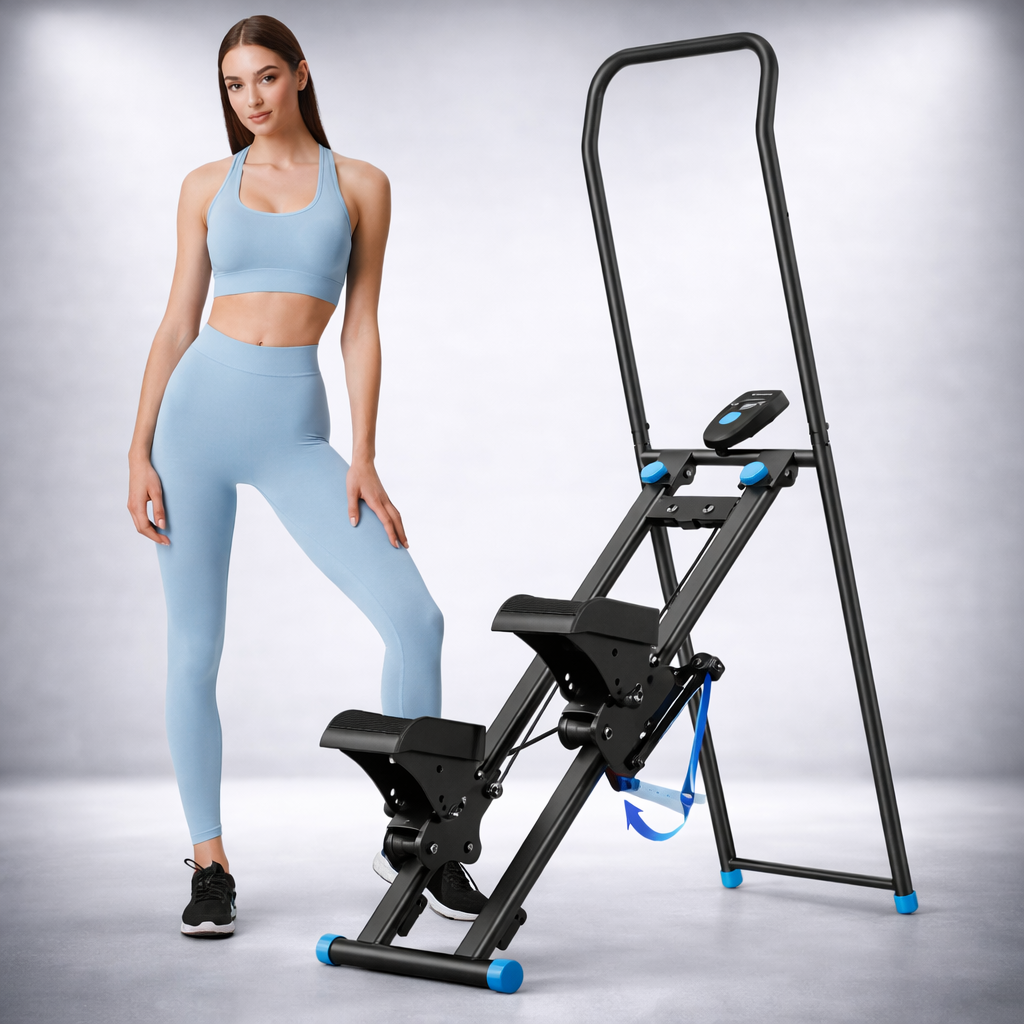Stepper equipo fitness plegable escalador de escaleras entrenamiento en casa acero