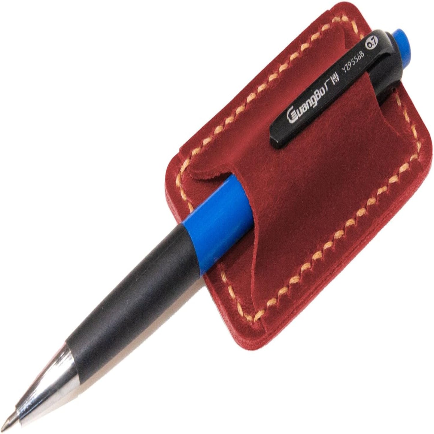 Pen Holder Leather Double Loop Notebook