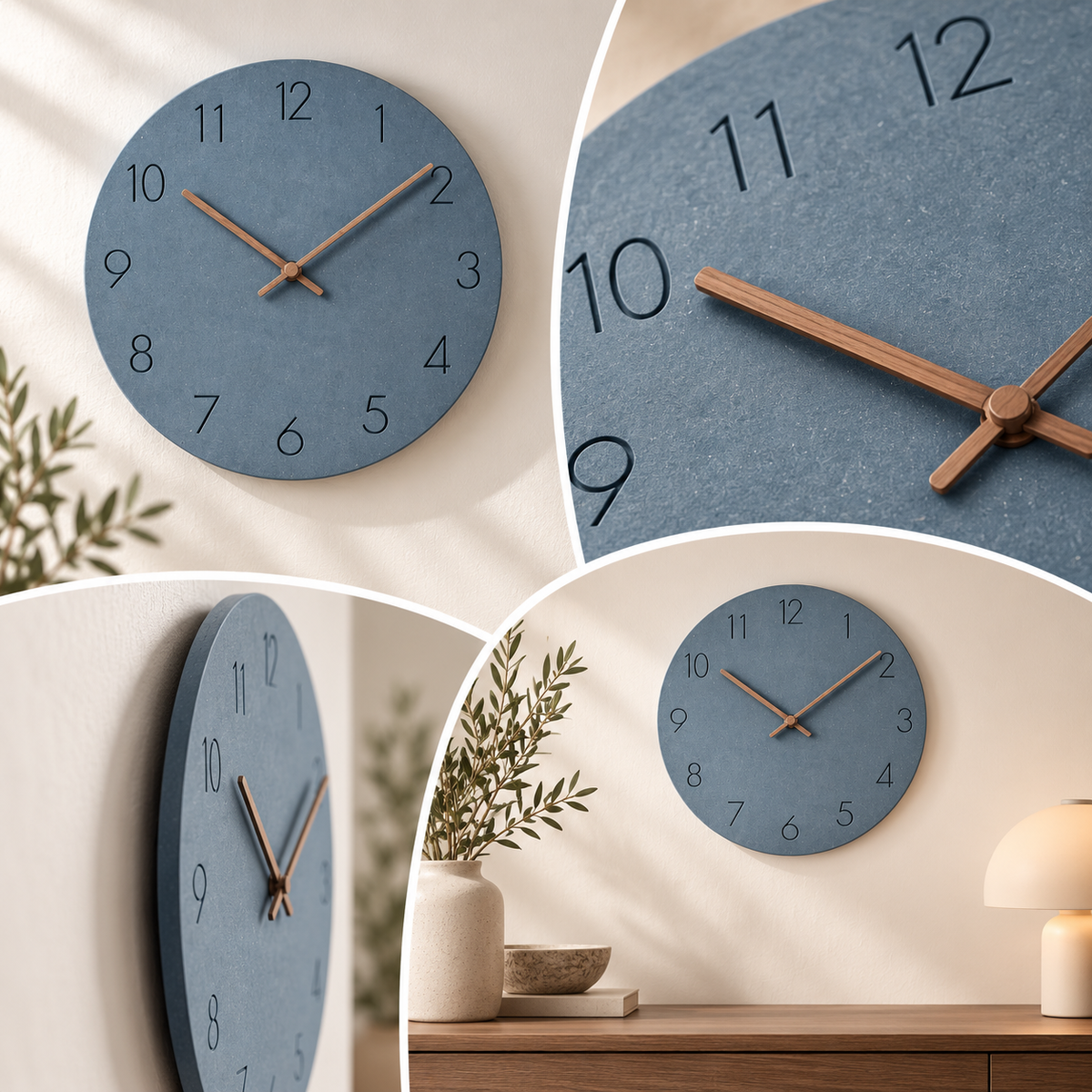 Stille Wanduhr Für Schlafzimmer Nordisches Design