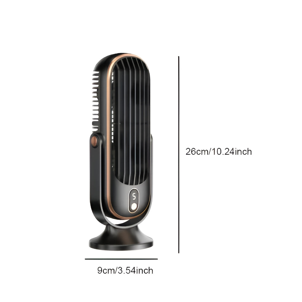 Ventilatore da tavolo USB, flusso d'aria silenzioso, orientabile