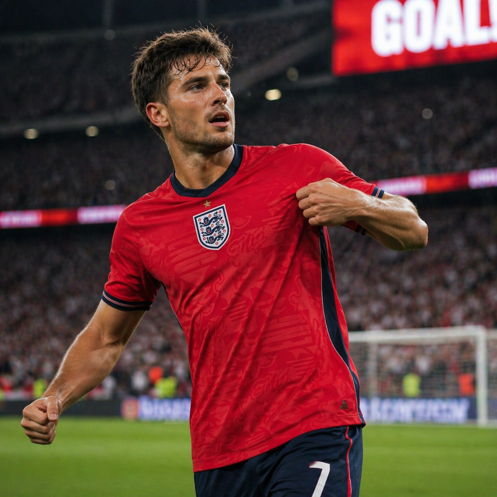 Maillot De Football Homme Angleterre Jersey Supporter Léger