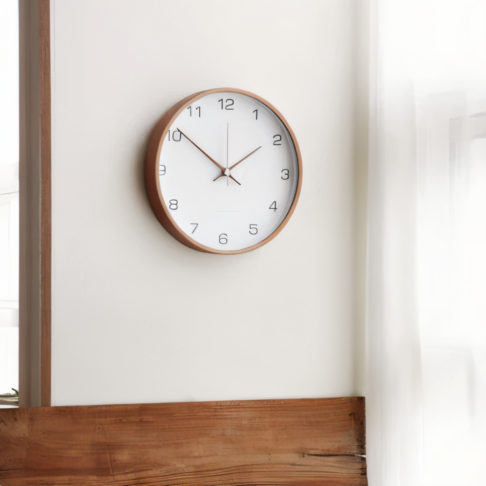 Wanduhr Lautlos Rund Quarzuhr Wohnzimmer Büro