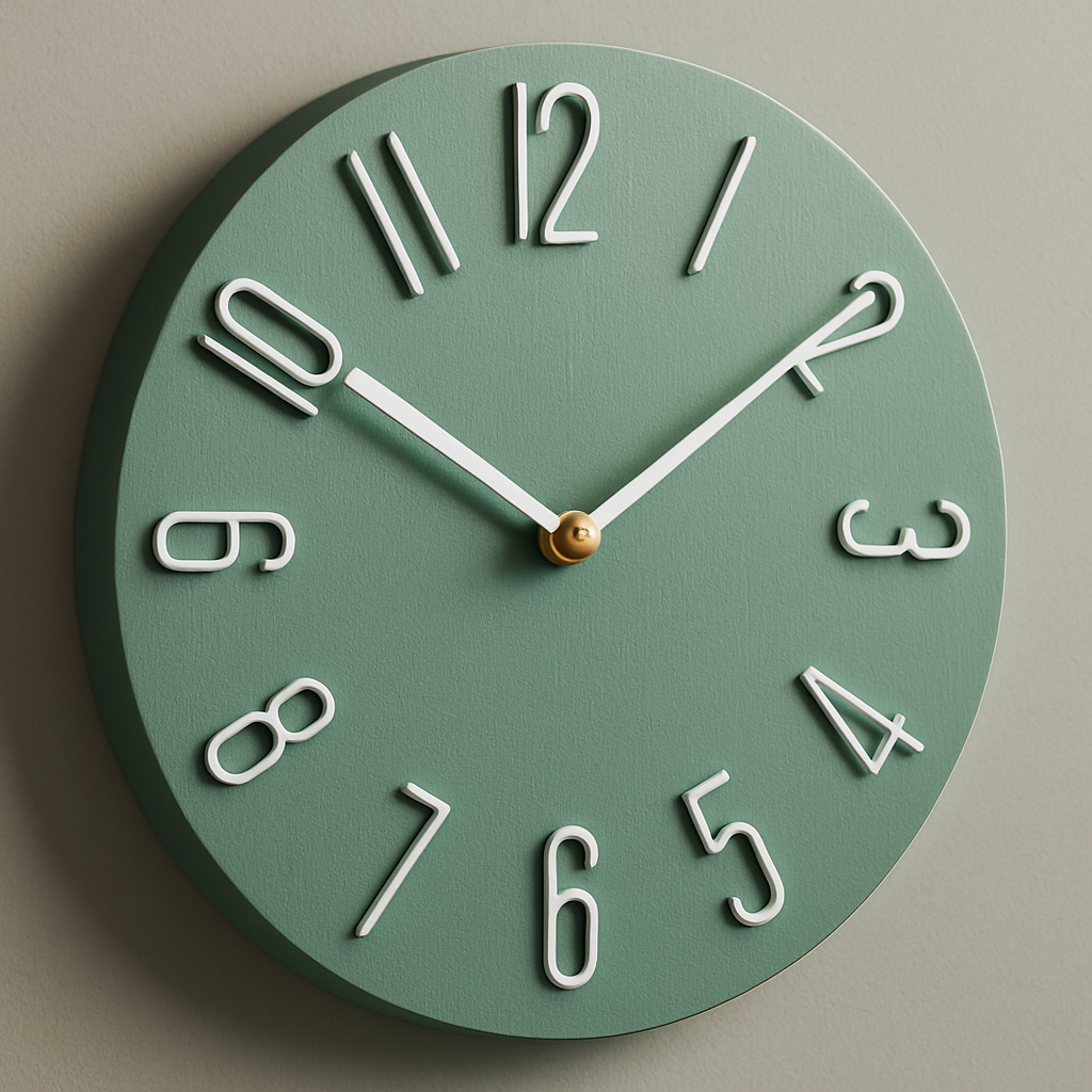 Orologio da Parete Design Moderno Orologio al Quarzo Rotondo