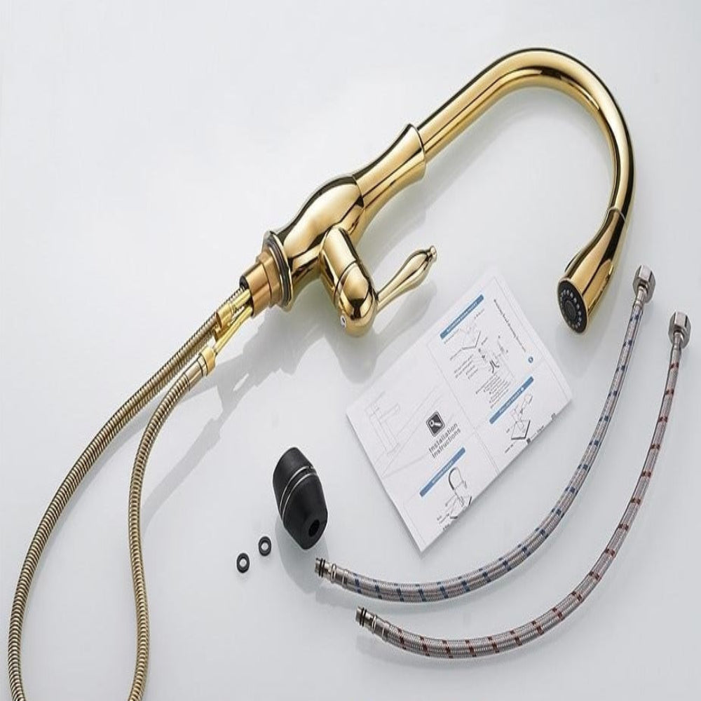 Wasserhahn Küche Edelstahl Modern Ausziehbare Küchenarmatur