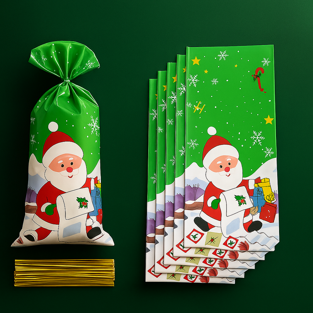 Christmas Gift Bags Funny Pattern Pouch Gifts