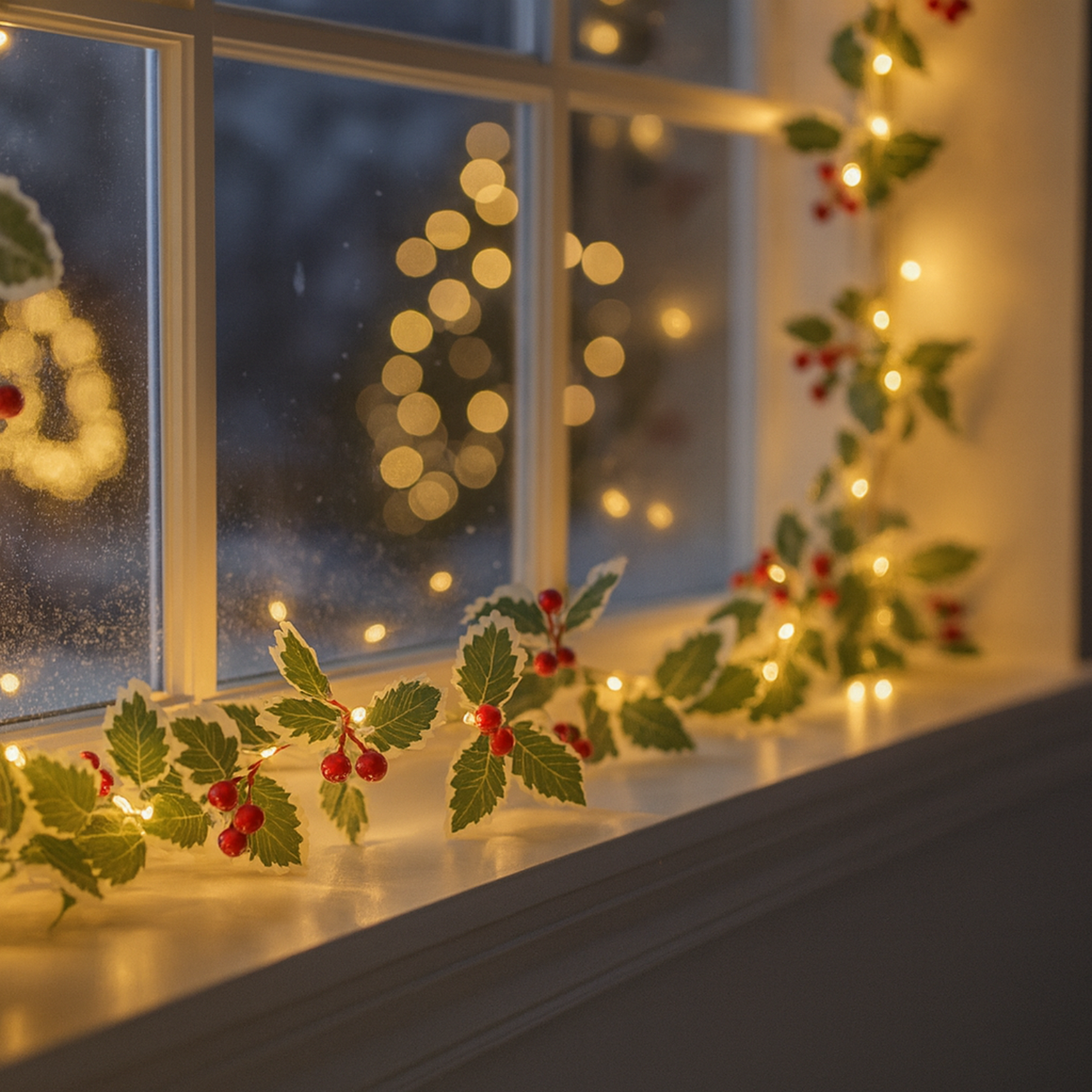 Christmas Decoration Indoor Ivy String Lights 100 LEDs