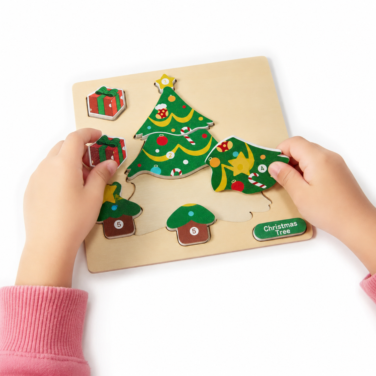 Weihnachtspuzzle Kleinkindspielzeug