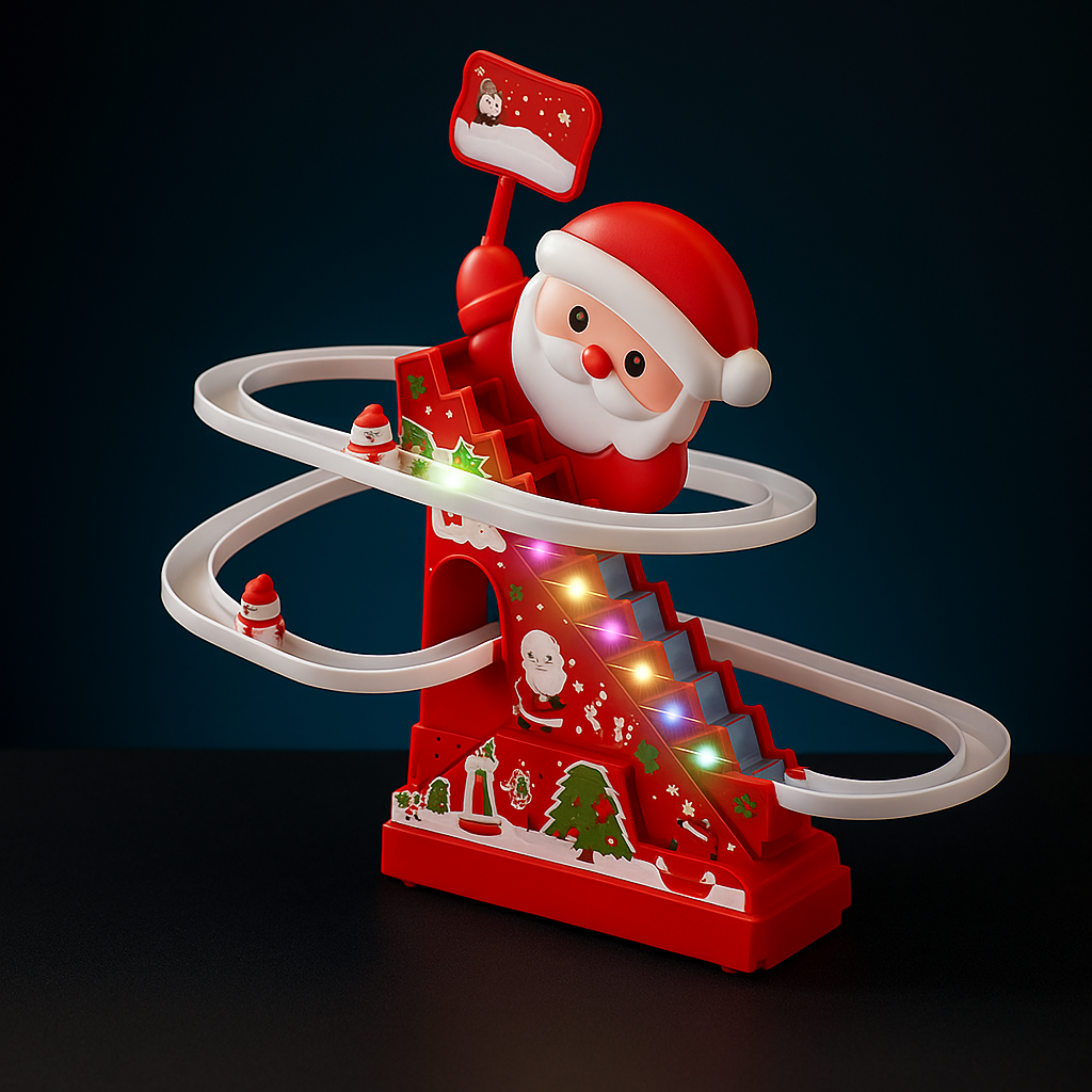 Weihnachtsspielzeug Santa Rutsche Musik Licht Kinder Geschenk