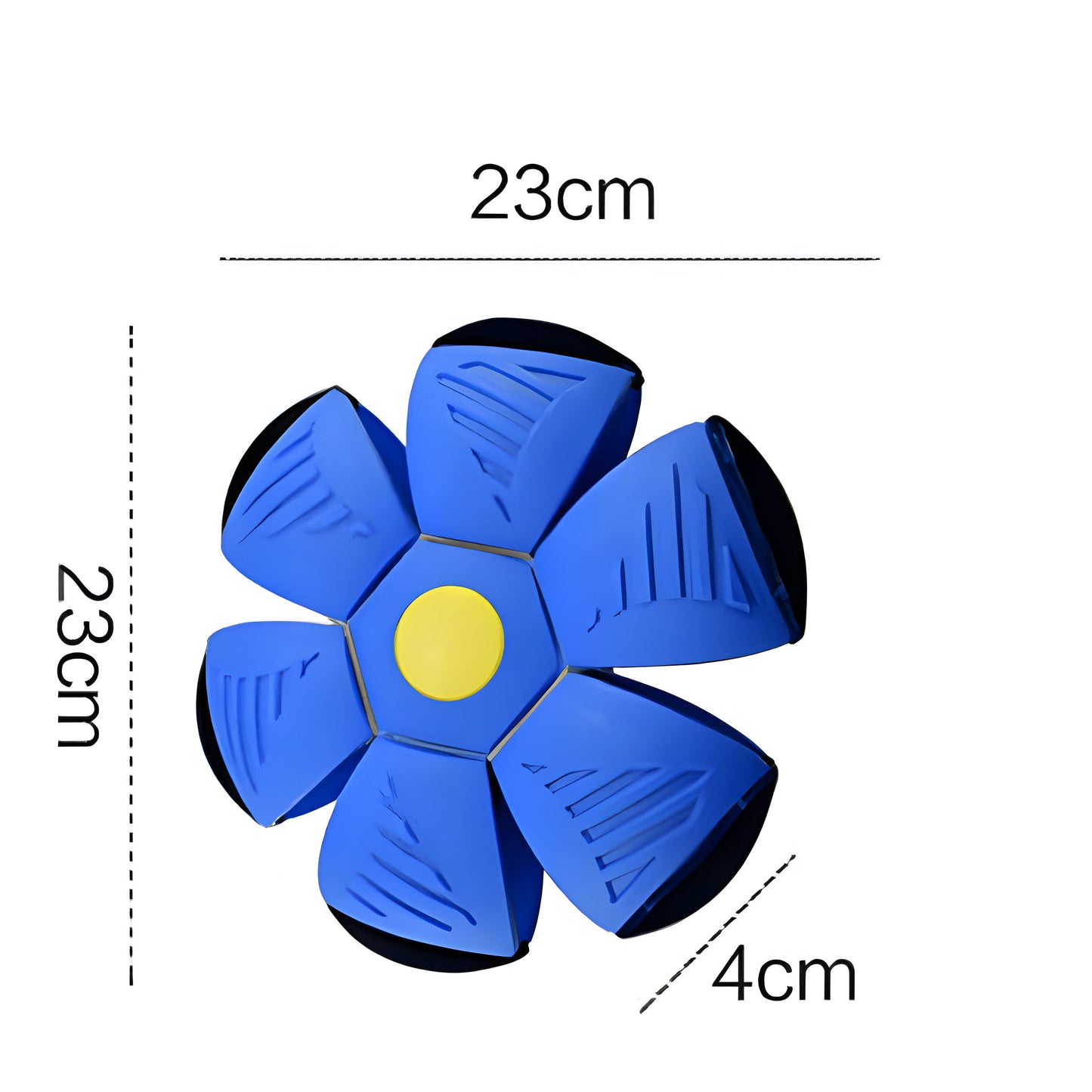 Outdoor play ball – foldable, robust & travel-friendly
