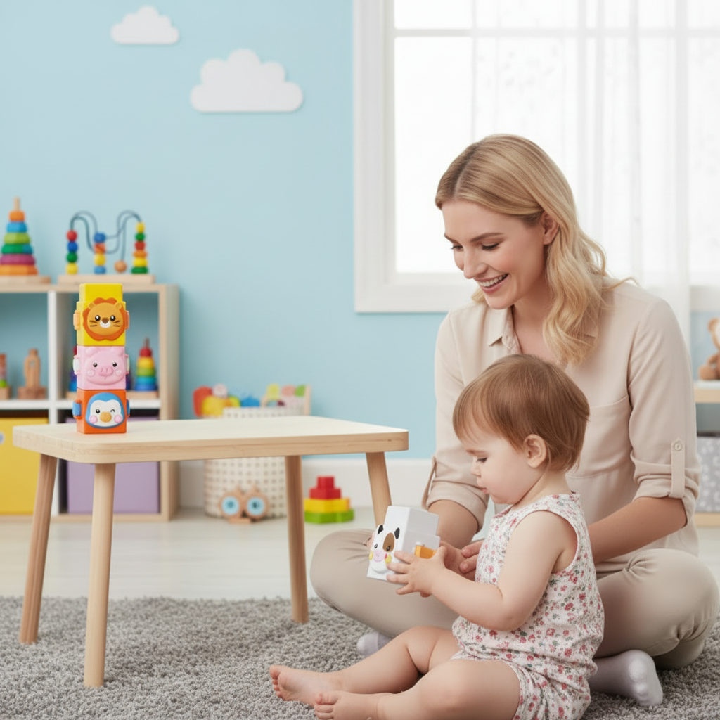 Gioco Bambini Animali Impilabili Gioco Equilibrio