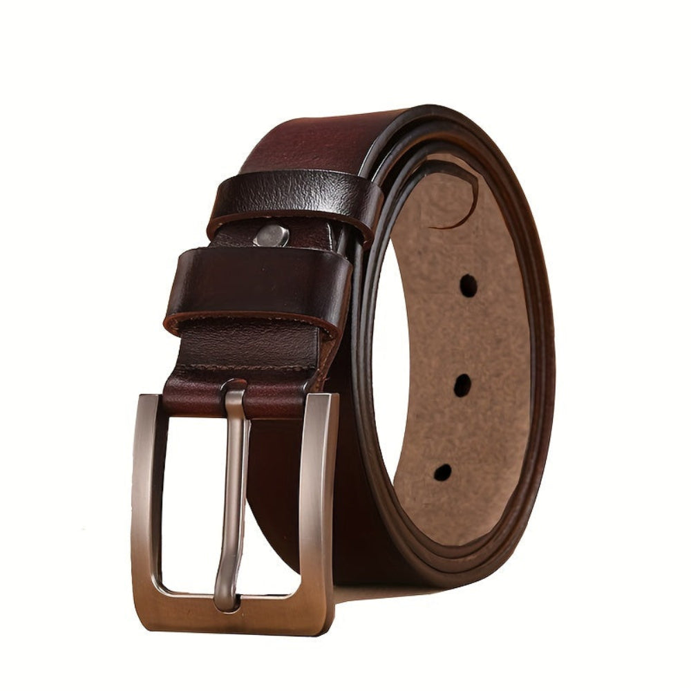 Cintura Uomo Fibbia Elegante Design Moderno