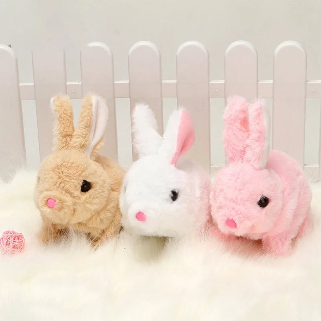 Peluche Interactive Lapin Jouet Enfant Doux Éveil