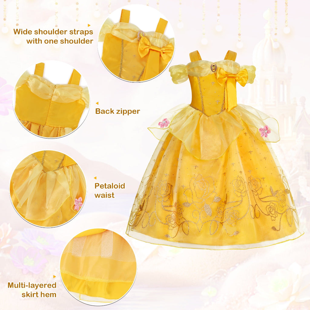 Costumes d'Halloween Robe de princesse Robe festive pour enfants