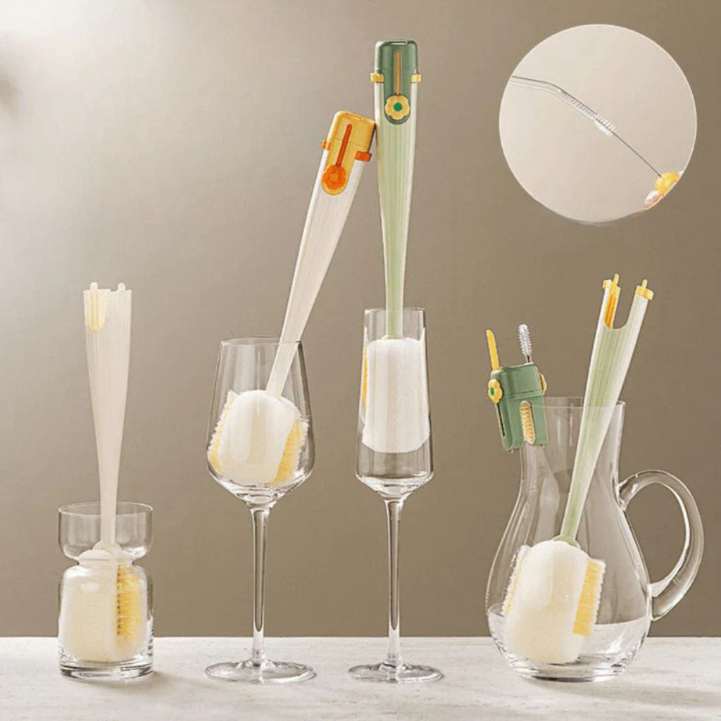 Bottle Brush Cleaning Set Bottles Water Bottles