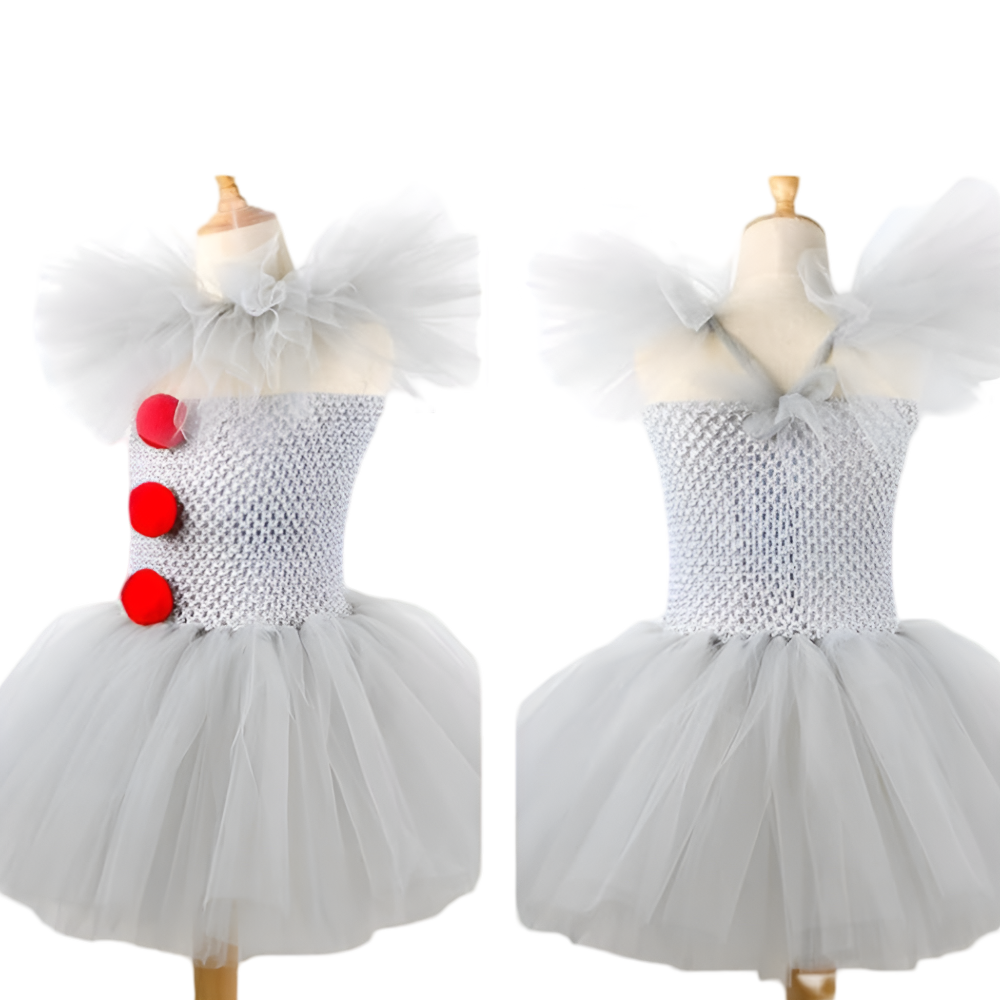 Clownkostüm Mädchen Tutu Kleid Halloween Festlich - Image 6