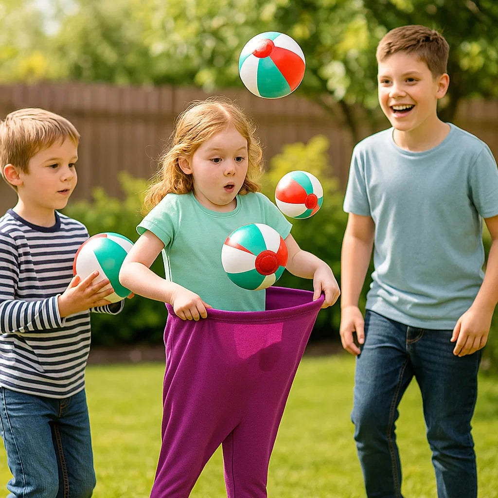 Clown Play Ball Pants Catching Fun Toy for Kids