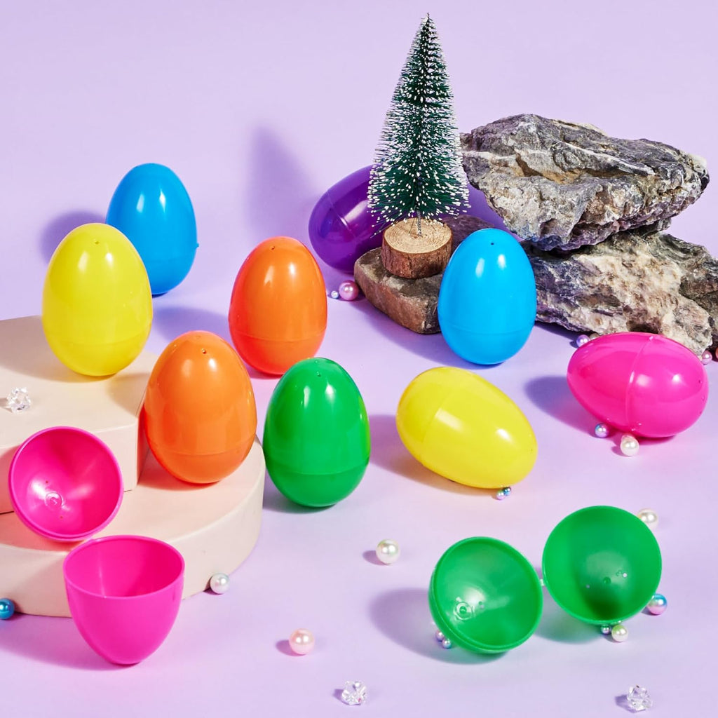 Bunte Plastik Oster Eier Befüllen Party Dekoration
