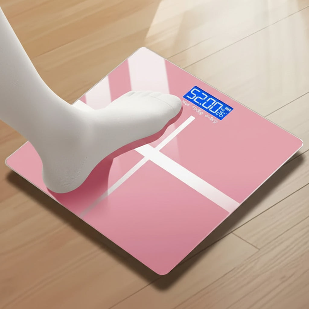 Báscula digital para baño, medición precisa del peso corporal
