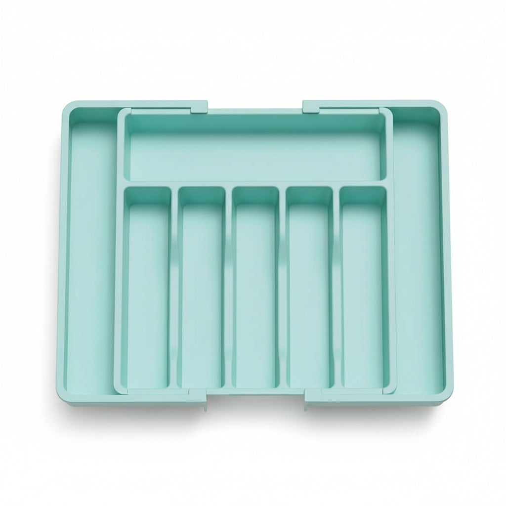 Organizador de cajones para cubiertos, inserto para cocina, caja para cubiertos
