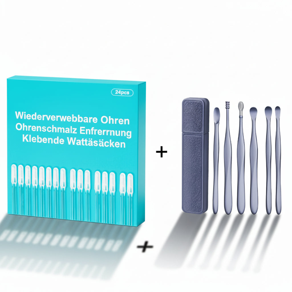 Ear Wax Removal Kit Reusable Ear Cleaner Tool Set