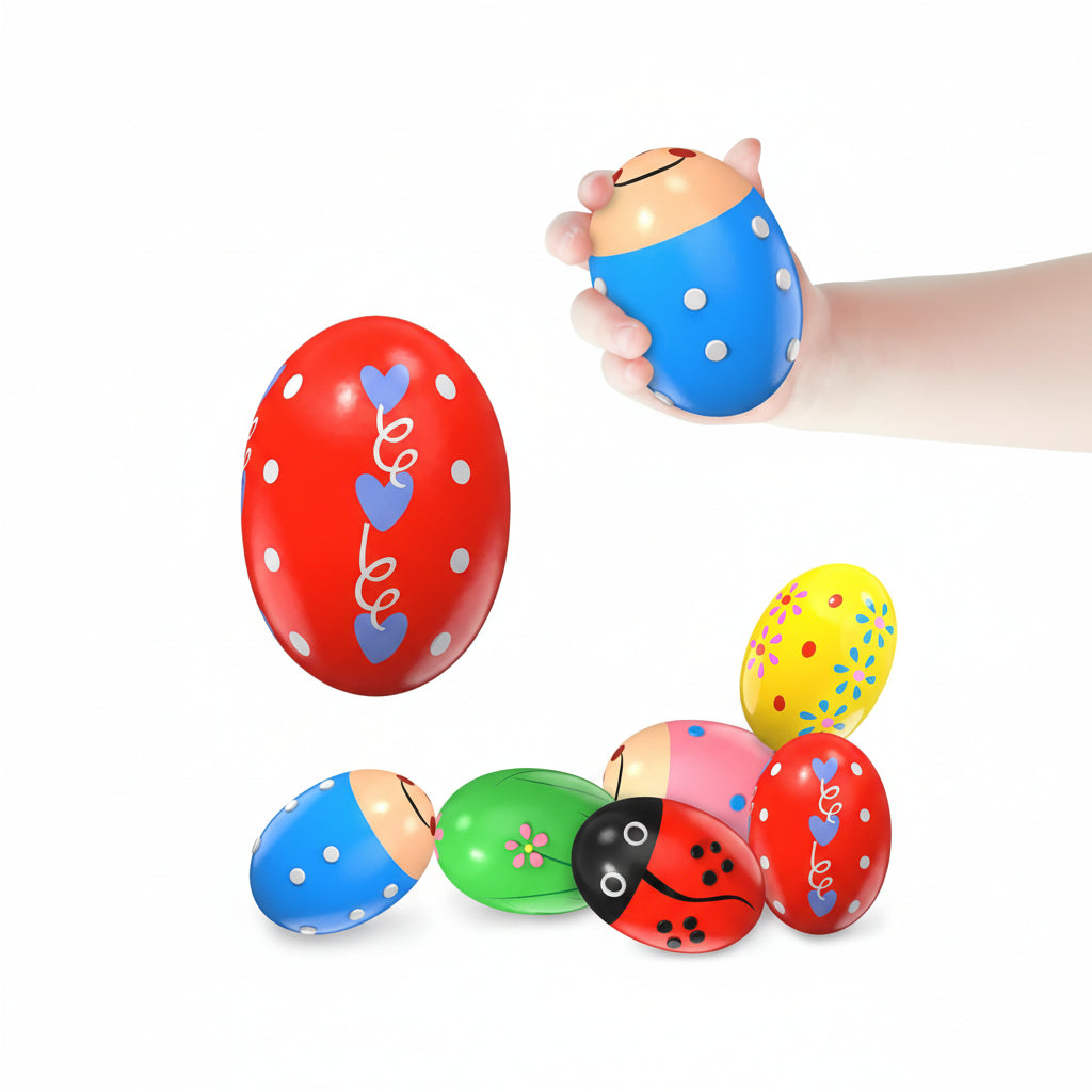 Giocattolo Musicale Uovo Sonaglio Ritmo Bambini