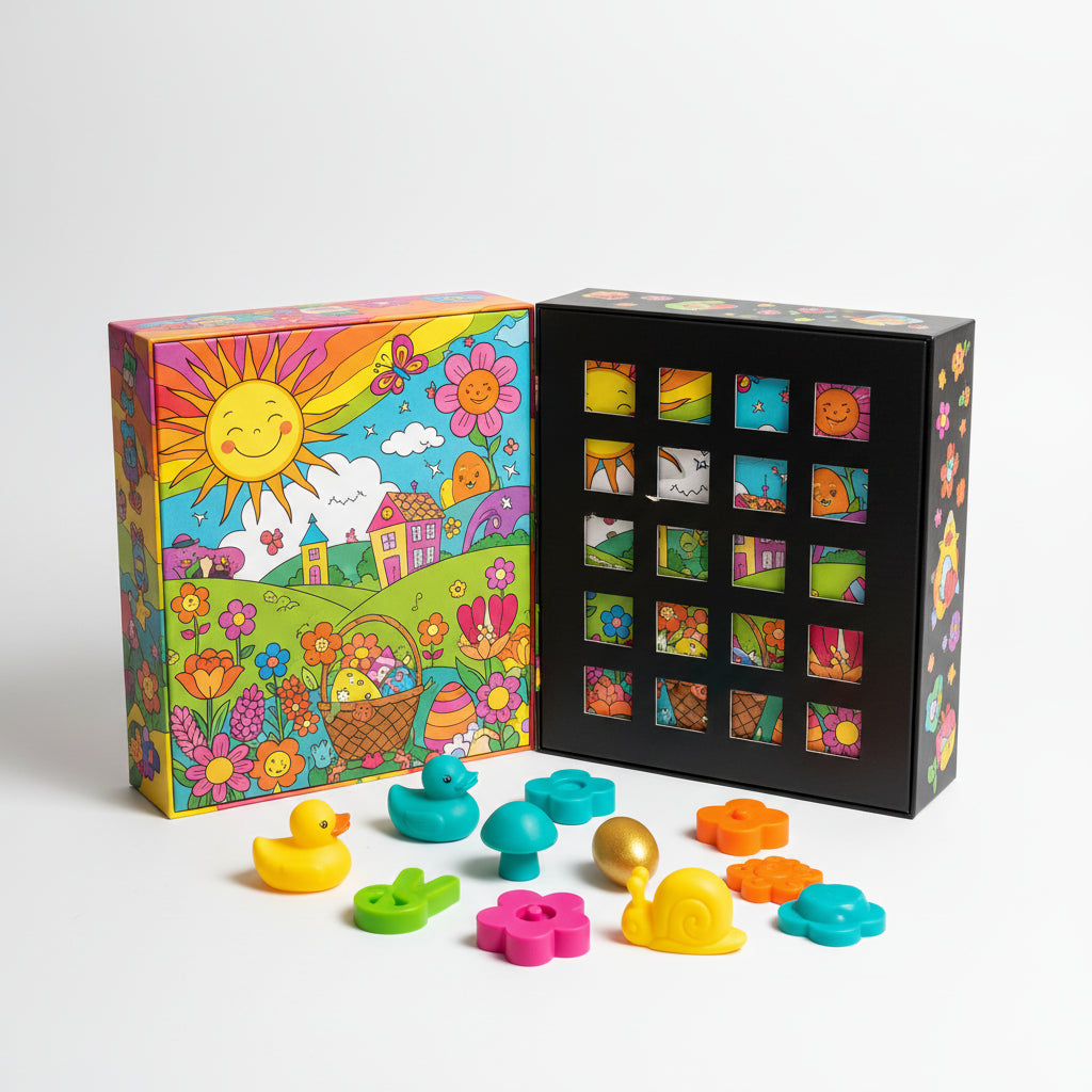 Easter Egg Hunt Toy Set Kids Surprise Game Kit