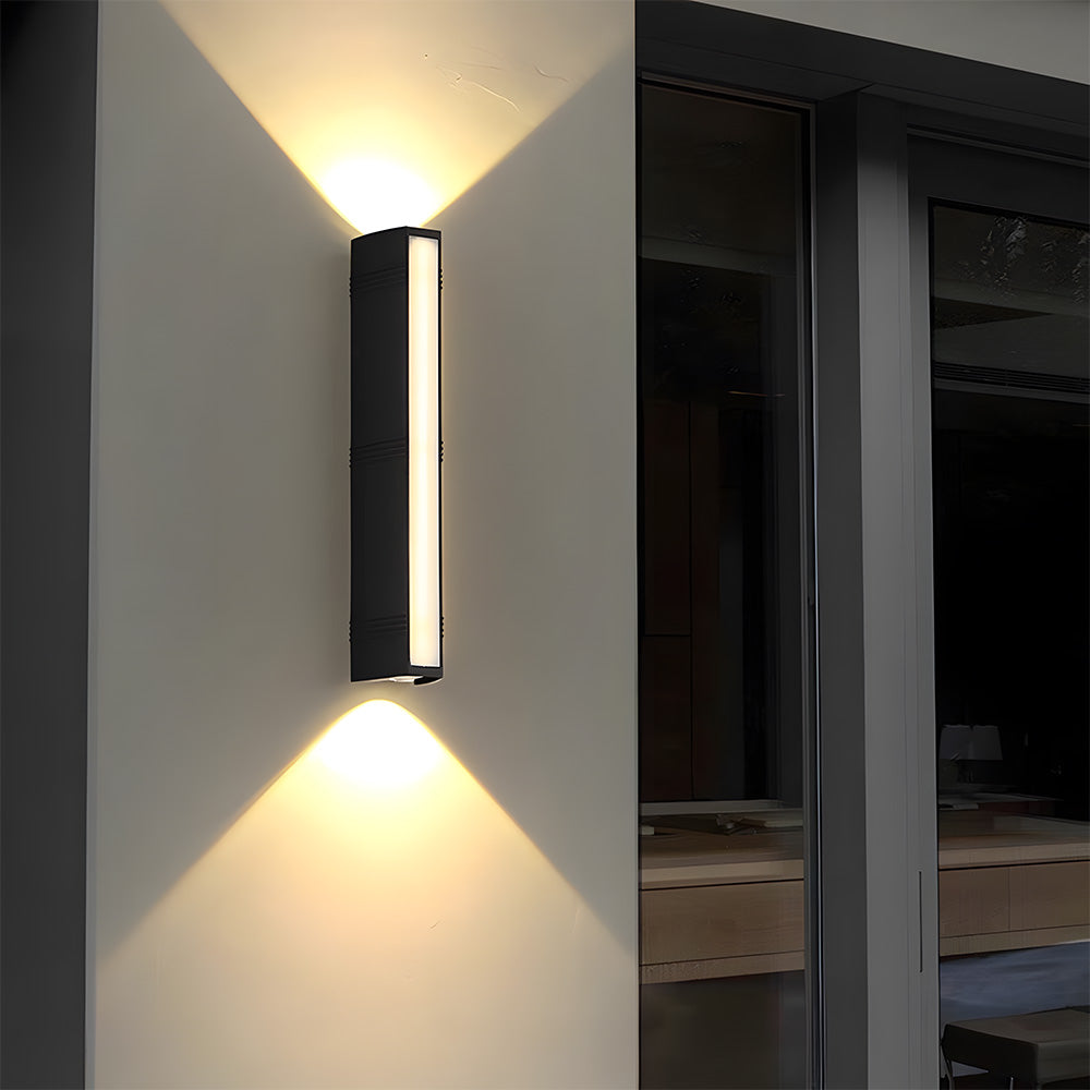 Modern LED Outdoor Wall Light Metal Weatherproof