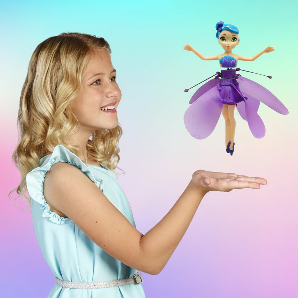 Juguete Hada Voladora Niños Luz Música Movimiento Interactivo