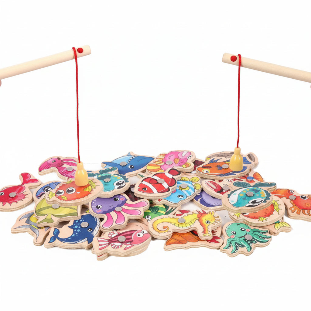 Toddler Fishing Toy Set Fun Learning Activity Kids