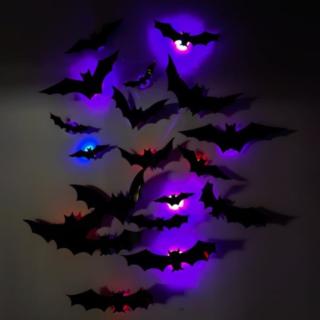 Fledermaus Halloween Deko Lichtdekoration Wandkunst - Image 8