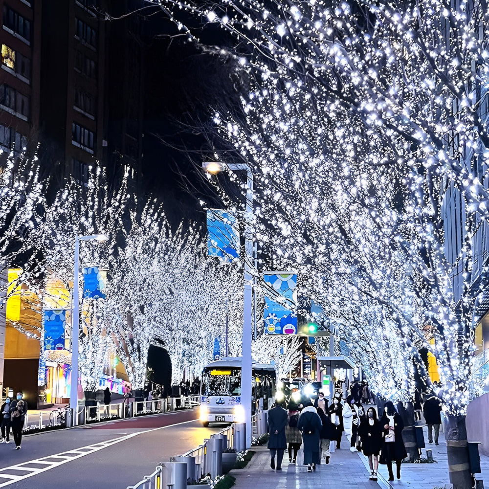 LED Lichterkette Kupferdraht Warmweiß