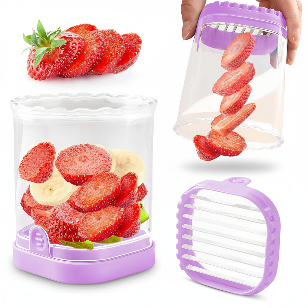 Fruit Slicer Removable Stainless Steel Kitchen Helper