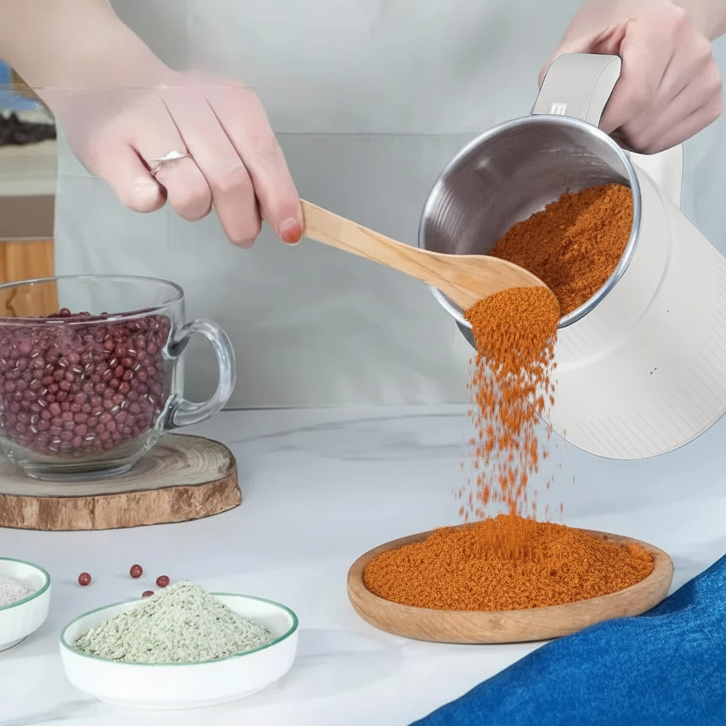 Portable Electric Coffee and Grain Grinder – Portable Grain Mill for Healthy Baking with Easy Cleaning Design - Image 3