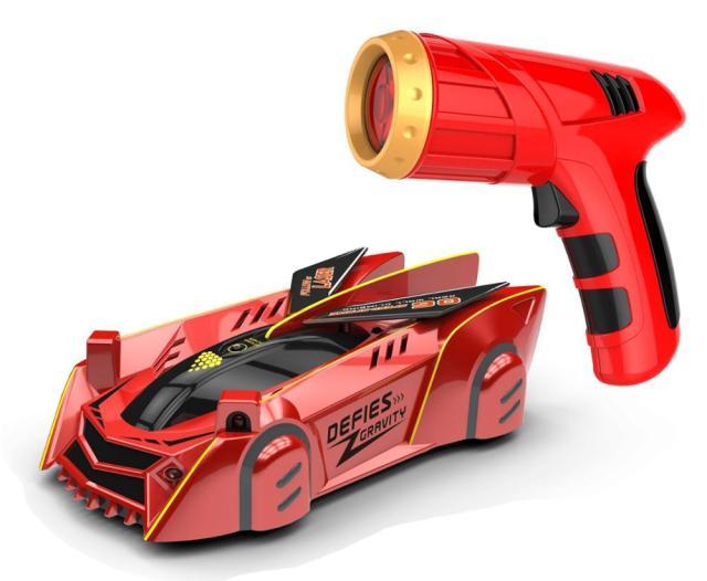 Remote-controlled toy car with laser control