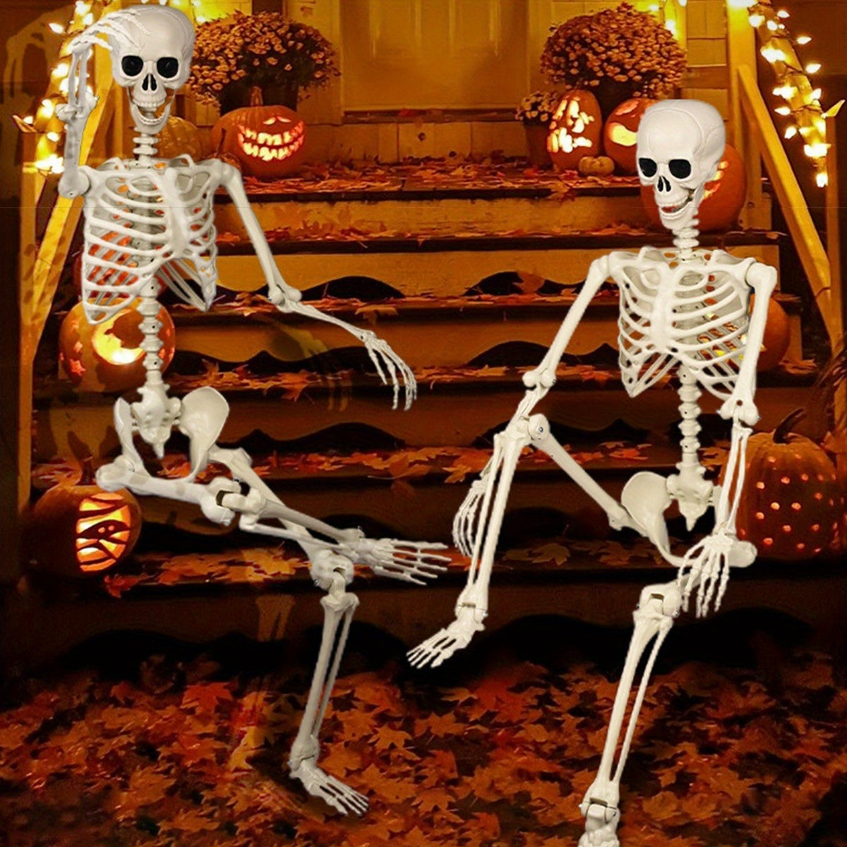 Halloween Skeleton Plastic Decoration Figure