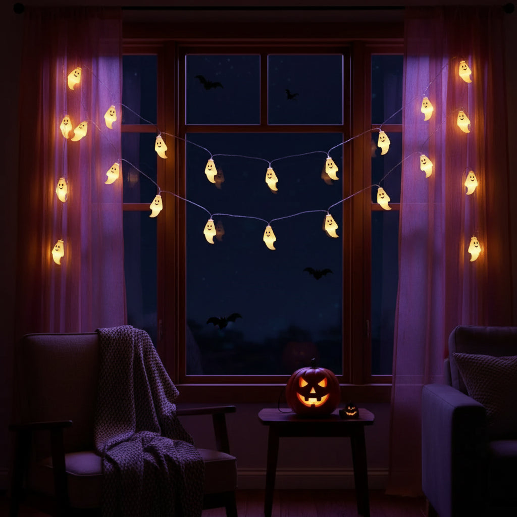 Halloween Decorations Lichterkette Geisterlichter - Image 4