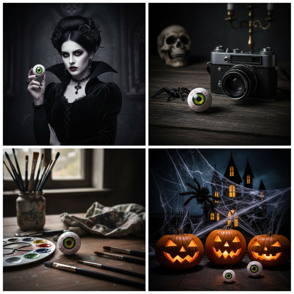 Halloween Dekoration Monsteraugen Wohnaccessoires Tisch - Image 4