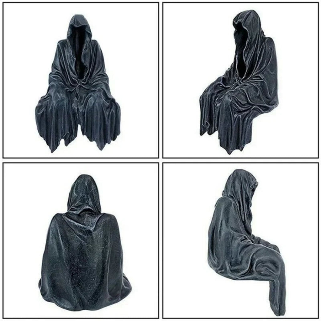 Halloween Dekoration Sensenmann Statue Wohnaccessoire - Image 5