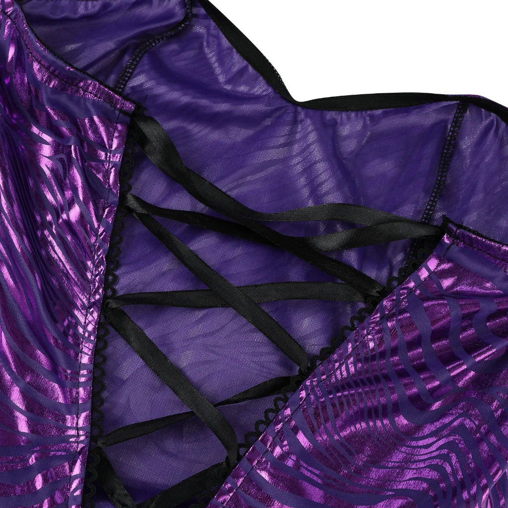 Halloween Kostüme Meerjungfrau Damen Paillettenkleid - Image 6