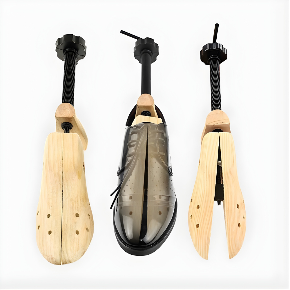 Forma Scarpe in Legno Allarga Scarpe Regolabile Aiuto per Calzata