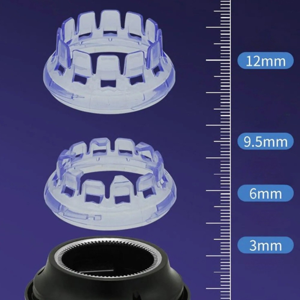 Recortadora de cabello inalámbrica cabezal redondo cortapelos suave y precisa