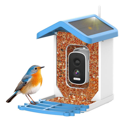 Bird feeder house Solar Camera Weatherproof