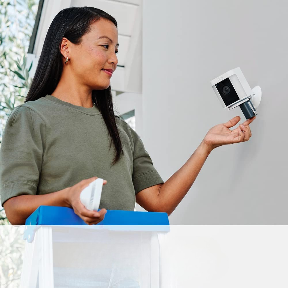 Überwachungskamera Außen Akku Kabellos HD Bewegung Licht