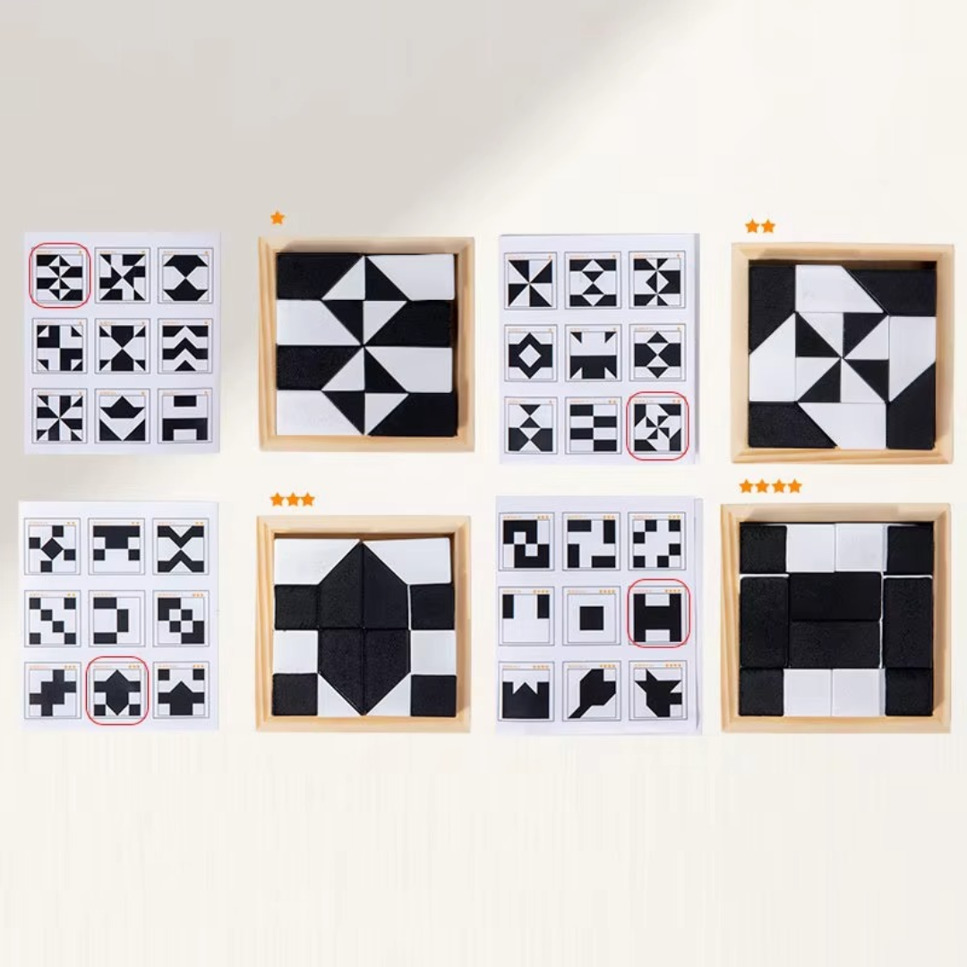 Logikspiel Holz Puzzle Gehirn Teaser Strategisches - Image 4