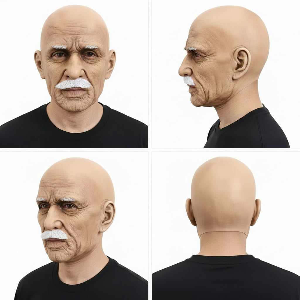 Halloween Maske Alter Mann Cosplay