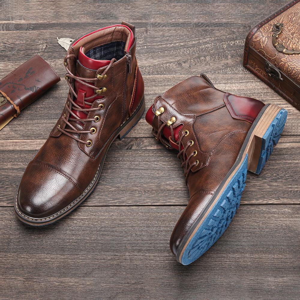 Stiefel Herren Winterstiefel Schnürstiefel Outdoor Alltag