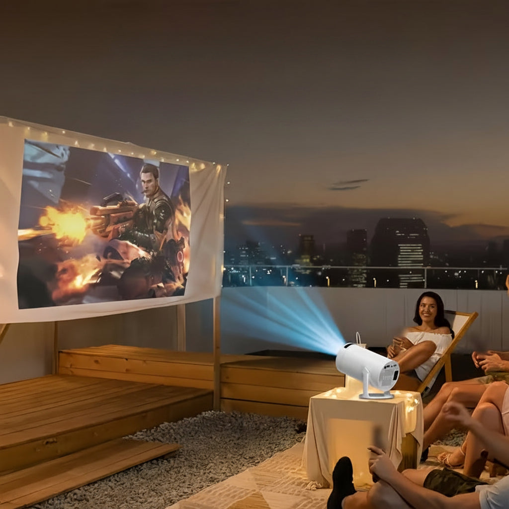 Proiettore Mini Portatile Home Cinema HD