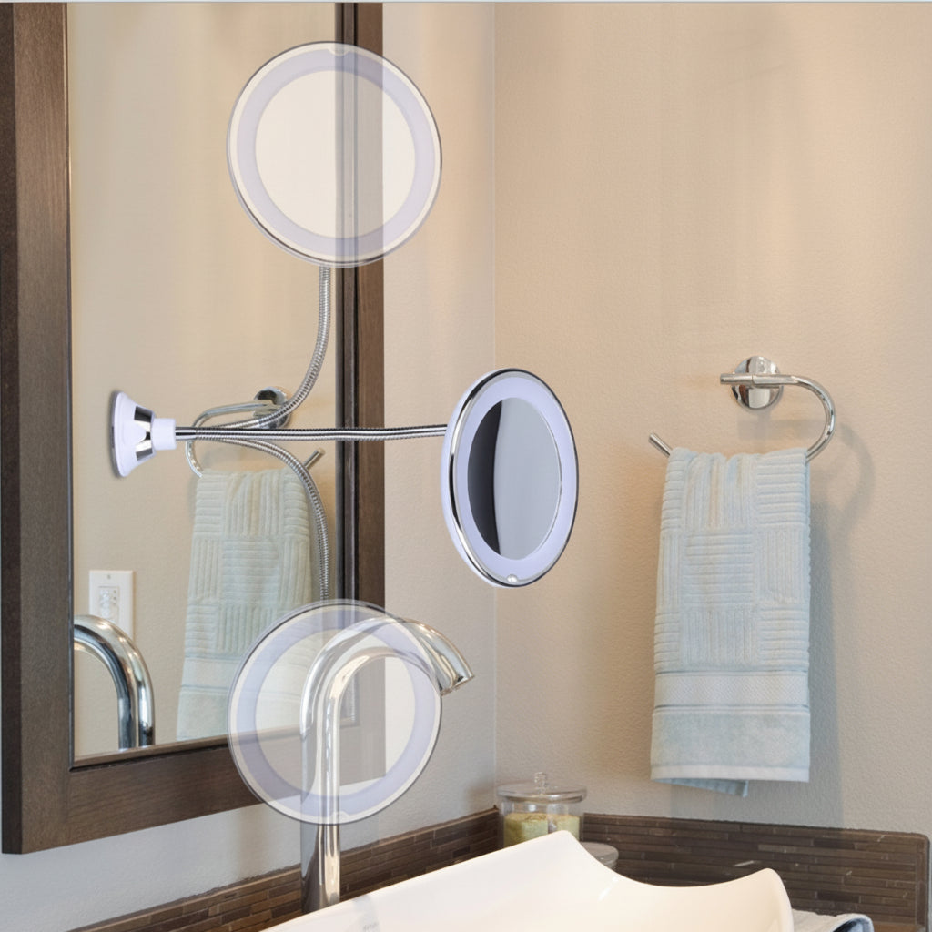 LED Flexible Mountable Mirror Versatile Use