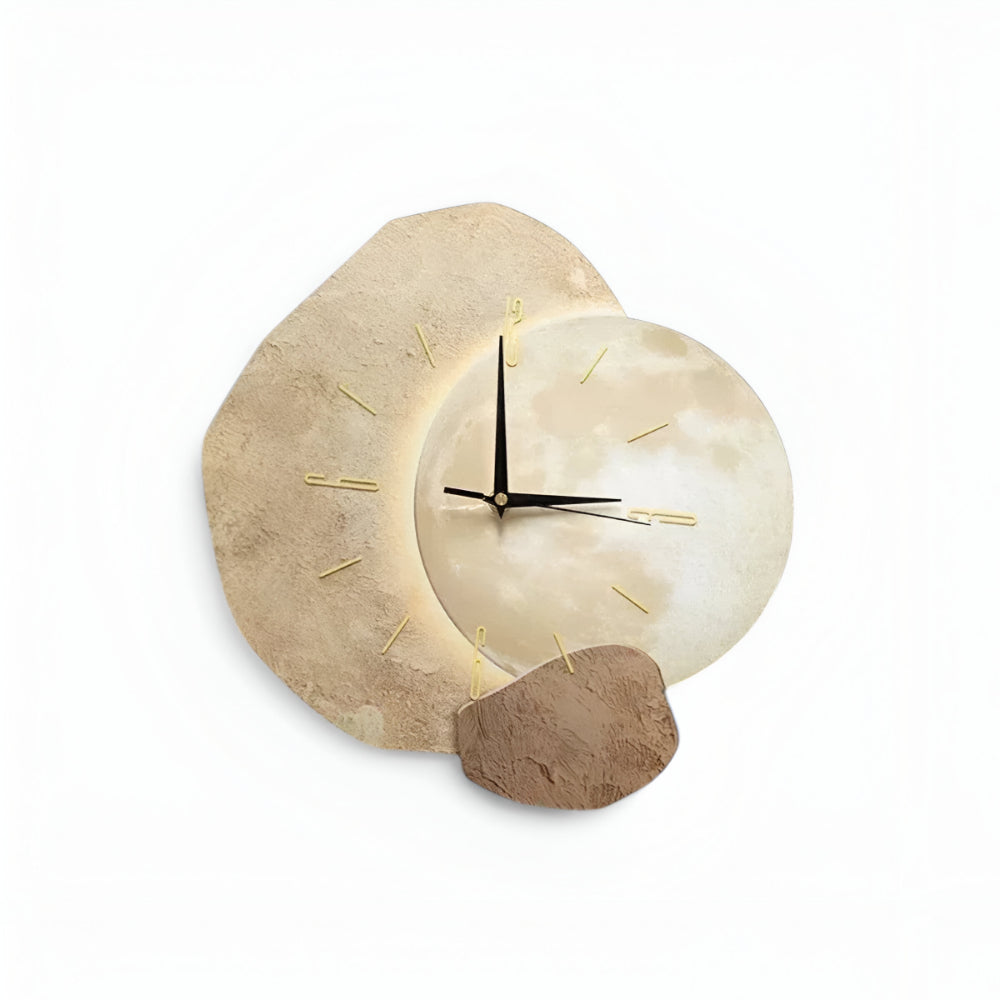 Horloge murale moderne cristal design asymétrique artistique