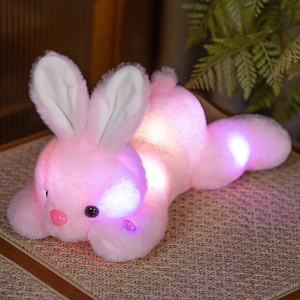 Giocattolo Peluche Coniglio Luce Notturna Bambini LED